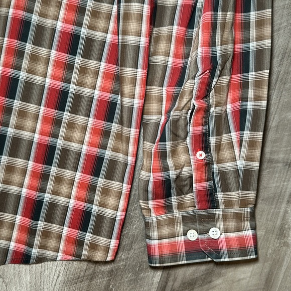 Cinch Rocking 1M Ranch Long Sleeve Button Down Shirt - Large - Picture 4 of 7